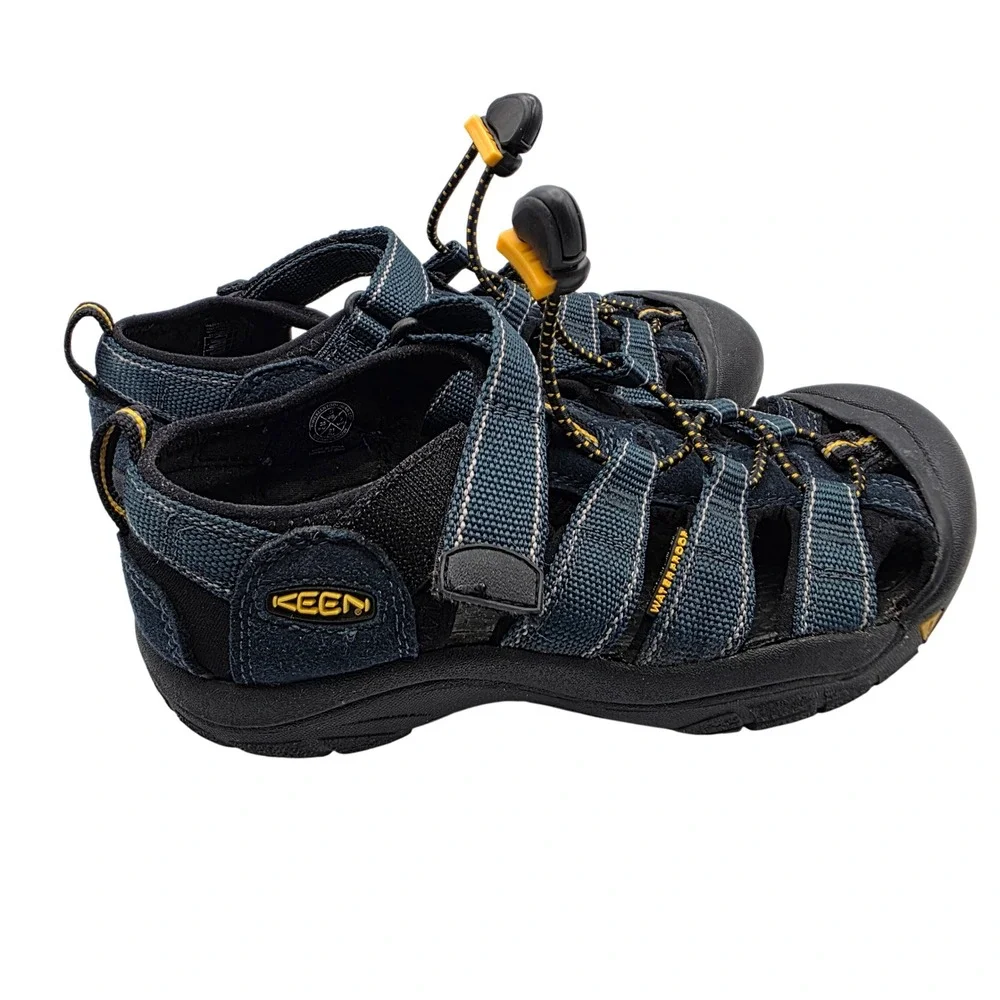 KEEN Kids Waterproof H2 Water Sandals Toddler Youth Blue Yellow Outdoor Size 3